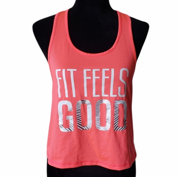 B2G1 Aeropostale LLD Fit Feels Good Orange Tank - Picture 1 of 6